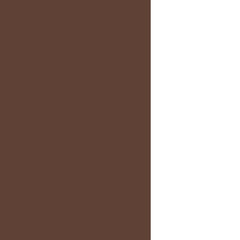 Dark Brown/White