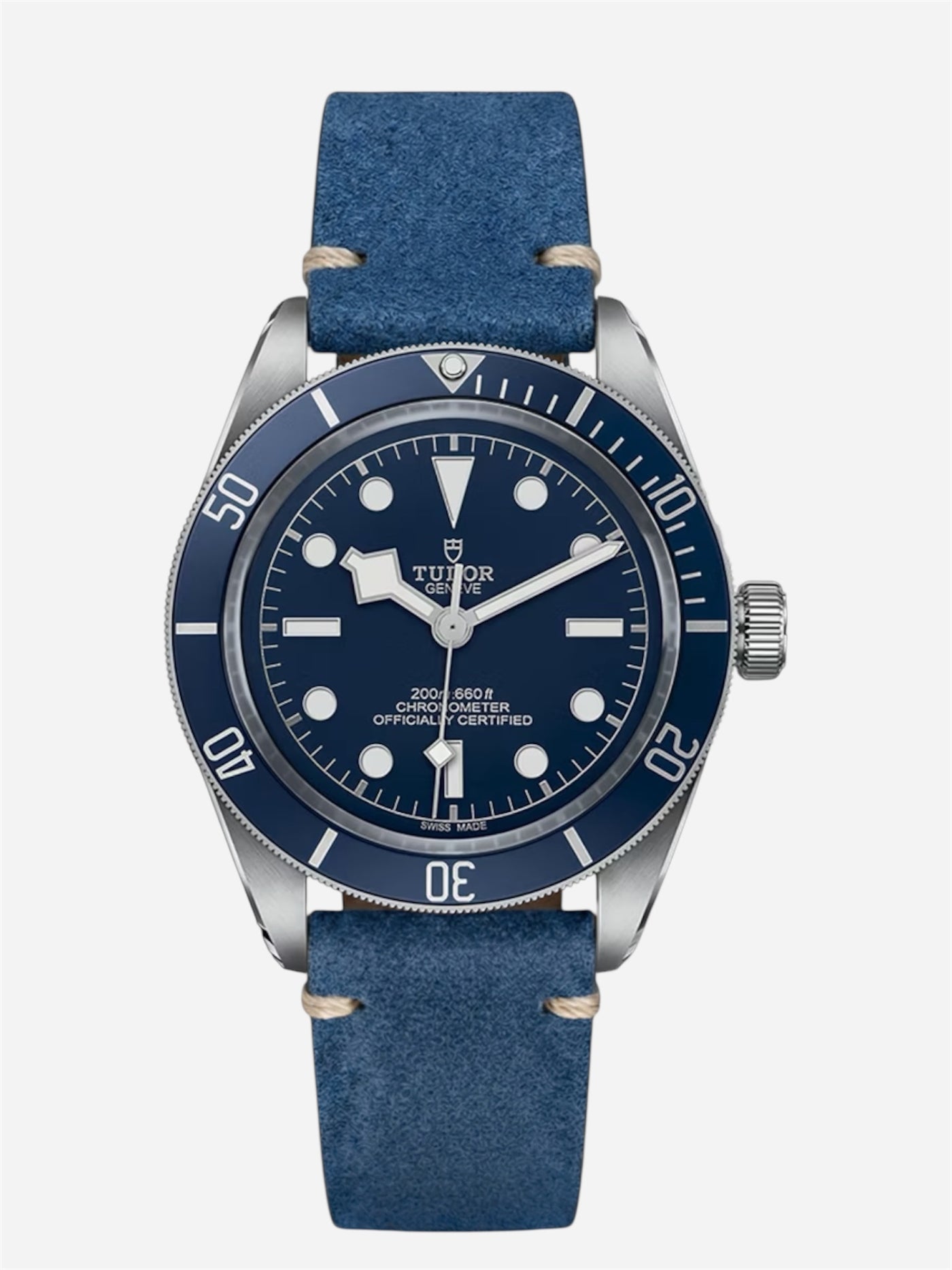 Genuine Leather Strap for Tudor Black Bay 58 Blue