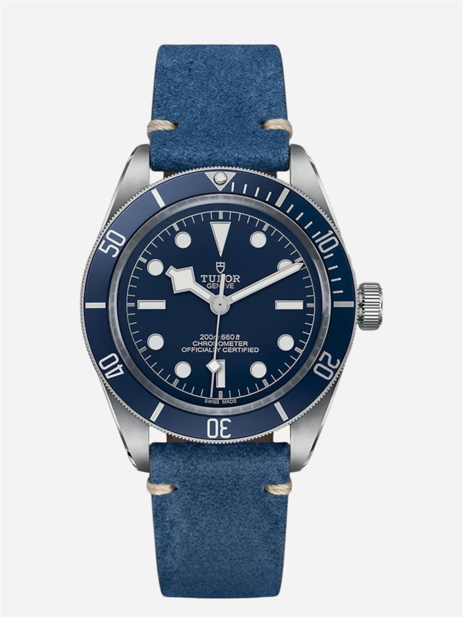Genuine Leather Strap for Tudor Black Bay 58 Blue
